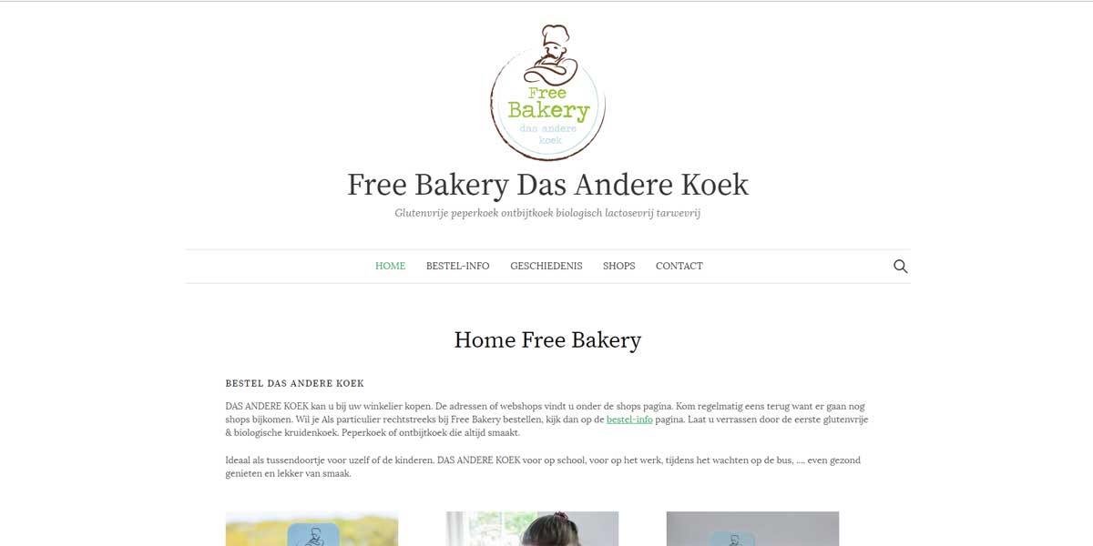 webdesign Free Bakery