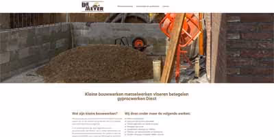 webdesign en seo kleine bouwwerken Diest