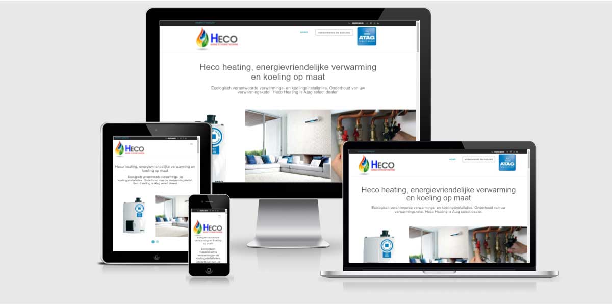 webdesign heco heating