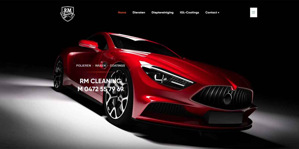 Websiteproject RM cleaning