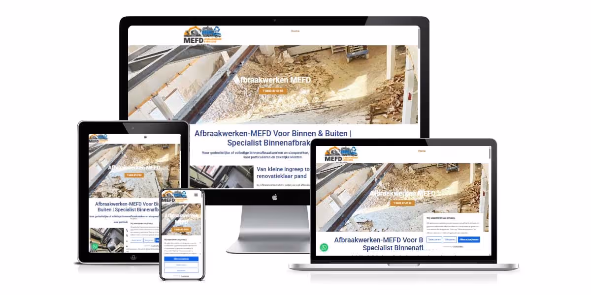 webdesign afbraakwerken-mefd