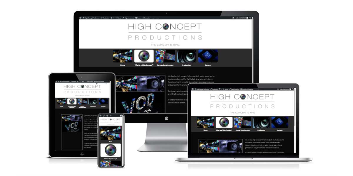 webdesign High Concept Productions